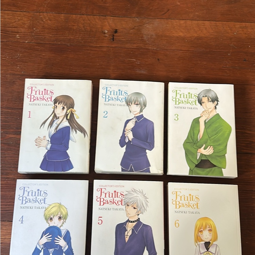 Fruits Basket Collector's Edition Manga Set Volumes 1-6